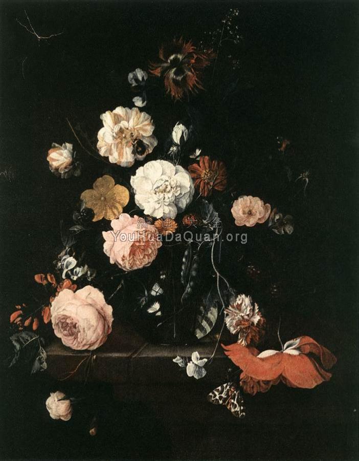 Flower Still-Life - 科内利斯·德·里姆